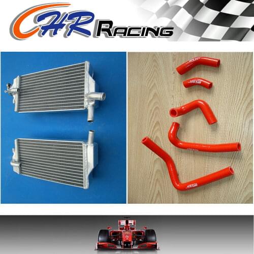 NEW aluminum radiator&silicone hose FOR Honda CR250 CR250R 2002 2003 2004 02 03