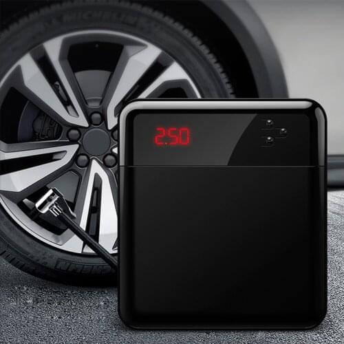 KKMOON auto Air Compressor DC 12V Portable Pump Tire Inflator with LED Digital Display up to 150PSI for Car Bicycle SUV Boat