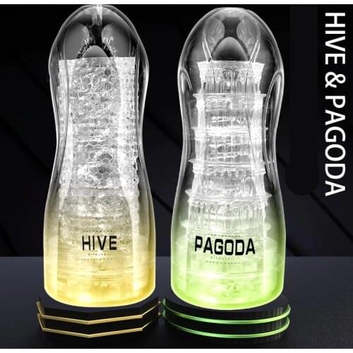 Aircraft Cup Pussy Male Masturbator Blowjob Masturbation Cup Transparent Vagina Sex Toys for Men cekc sex toy erotic sexo Gift