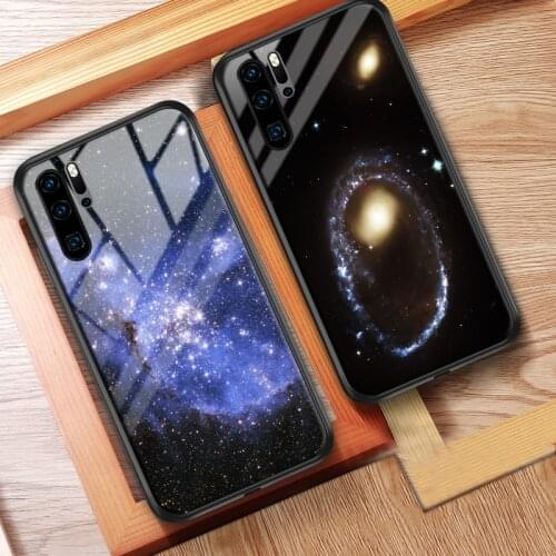 For Huawei Mate 20 Tempered Glass Case Hard Back Cover Gorgeous For Huawei Mate 9 10 Pro P10 P20 P30 Honor V9 V10 Play Nova 3e