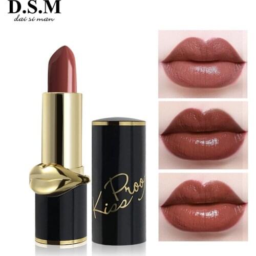 D.S.M Sexy Lipstick New Trending Colors Moisturizing Makeup Lipsticks Waterproof Lipstain Red Cosmetics Makeup Lustre Lipstick