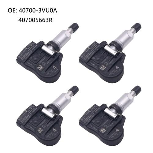 TPMS SENSOR FOR Nissan Teana Rogue X-Trail Qashqai 2013-2020 TPMS 433MHz TIRE PRESSURE SENSOR 407005663R 40700-3VU0A 40700-3VU0B