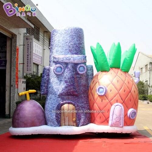 Personalized 4.1x1.6x3.2 Meters Inflatable Lighting Stage Party Decoration Balloon Toys - BG-Z0101