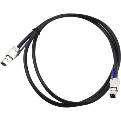 SAS Cable SFF8644 To SFF8644 Mini SAS HD EXT to Mini SAS HD EXT , High Performance 12gb/s SAS Cable Length 2M/3M