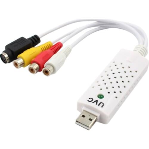 Kebidu High Performance USB2.0 Video TV Tuner DVD Audio Capture Card Converer Adapter for Win7/8