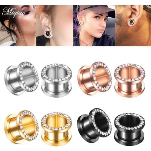 Miqiao 2 Pcs Best-selling Body Piercing Stainless Steel Earrings Hot Sale
