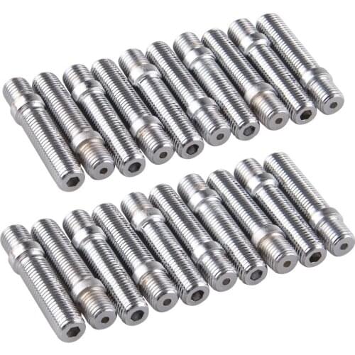 Car modification universal wheel hub reverse series screw M12M14 bolts 20 packs suitable for German cars