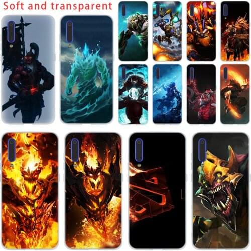 Shadow Fiend Dota 2 soft Phone case For Xiaomi 9 8 A2 A3 lite Mi 9t CC9 9se 5X 6 10 Max3 6X Cover Note10 Pro coque