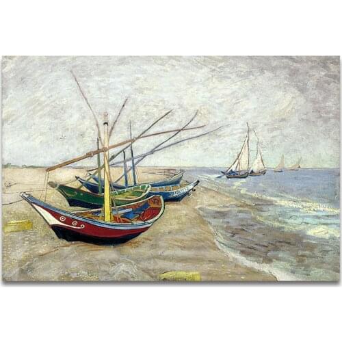 Famous Artist Van Gogh Starry Sky Iris Flower Sunrise Landscape DIY 11CT Embroidery Cross Stitch Kits Craft Room