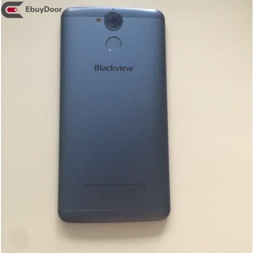New Original Battery Cover Back Shell Whit Fingerprint Sensor Button For Blackview P2