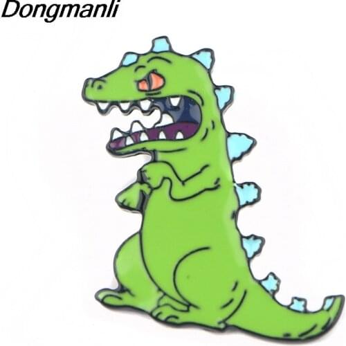 P4096 Dongmanli Monster Metal Enamel Pins and Brooches for Women Fashion Lapel Pin Backpack Bags Badge Gifts