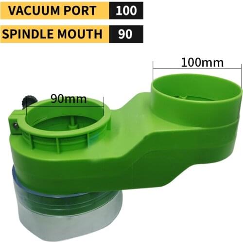Spindle Dust Cover Collector For CNC Router Engraving Milling Machine Woodworking Power Tools 90/100mm CNC Dust Shoe