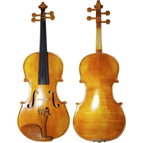 Hand-craft Oil Varnish Violin Natural Stripes Maple 4/4 3/4 Violino Stringed Musical Instrument with Accessories TONGLING Brand