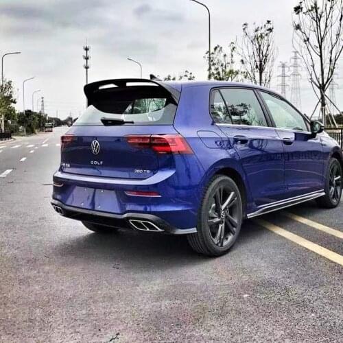 2020 2021 for Volkswagen VW Golf 8 MK8 Ⅷ R GTI Rline Spoiler rear window roof spoiler by DIY color paint high quality spoiler