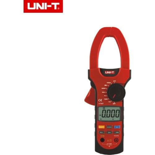 UNI-T UT207 Clamp LCD Digital Multimeter AC DC Volt Amp Ohm Frequence Tester