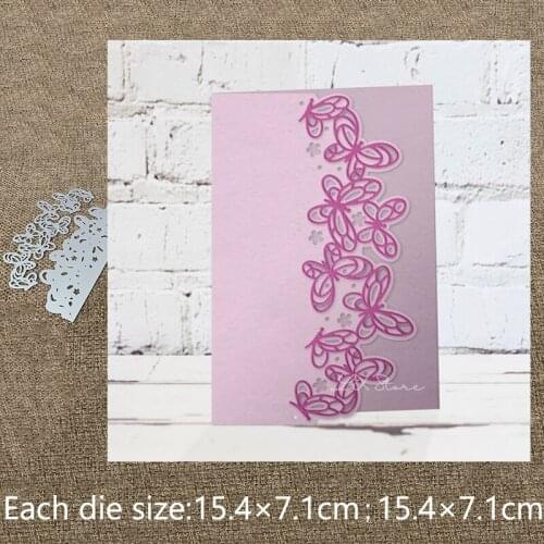 XLDesign Craft Metal Cutting Die stencil mold double sided dancing butterfly scrapbook Album Paper Card Craft Embossing die cuts