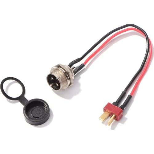 Electric Scooter Parts Skateboard Power Charger T-head Charging Port Plug for KUGOO M4 PRO Kick Scooter Replacement Parts