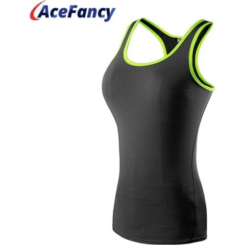 Women Sport Tank Tops For Gym Vest Top 61109 Fitness Sports Shirt Sleeveless Yoga Top Running Gym Vest Athletic Training T-Shirt