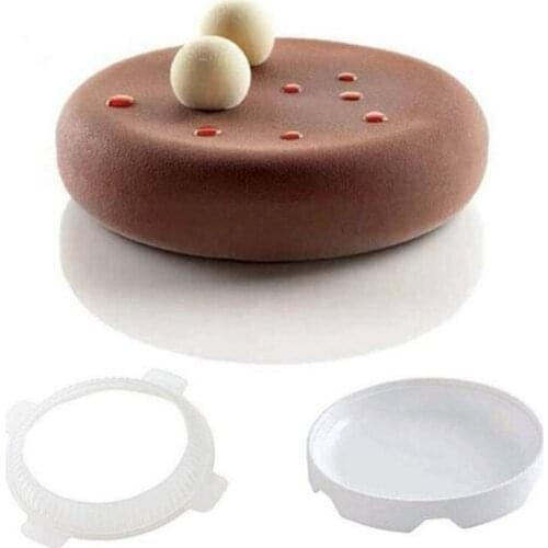 Round Eclipse Silicone Cake Mold For Mousses Ice Cream Chiffon Cakes Baking Pan Decorating Accessories Bakeware Tools