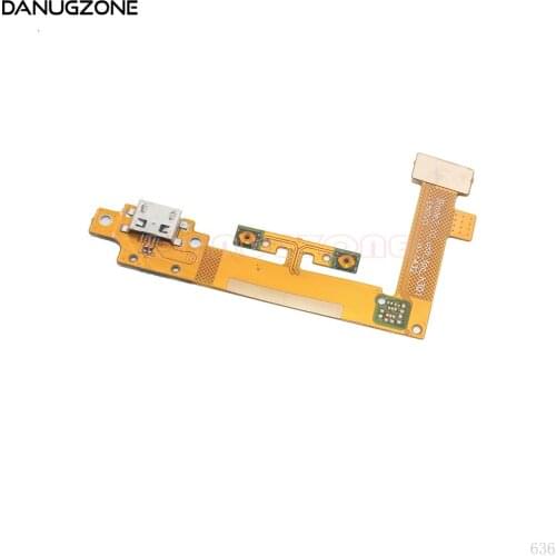 10PCS For Lenovo Yoga Tablet 2 1050 1050F USB Charging Port Dock Plug Jack Connector Charge Board With Volume Button Flex Cable