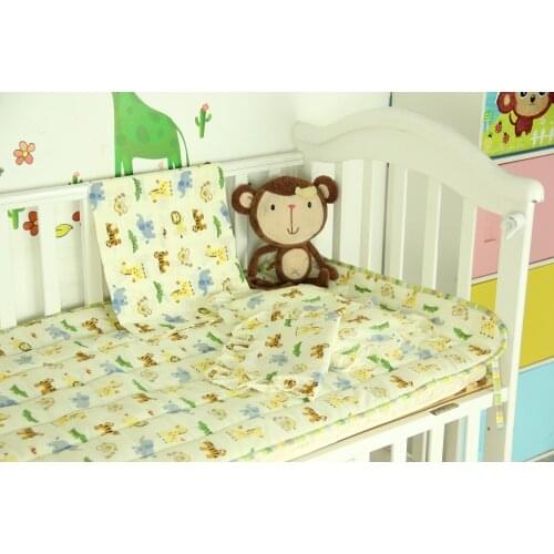 Hot sell of 2016 baby Boy and girl, Baby Cot Cribs Bedding sets , quilt +sheet+pillow+2 pillow bag,give good discount