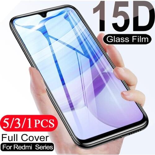 5/3/1Pcs full cover glass for xiaomi redmi 10X note 9s 9 8 8T pro MAX 9C 9A 8A screen protector tempered glass protective film