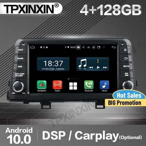 128GB Carplay Car Radio 2 Din Stereo Receiver Android 10 For Kia Morning 2016 GPS DAB Navigation Player Audio Recorder Head Unit