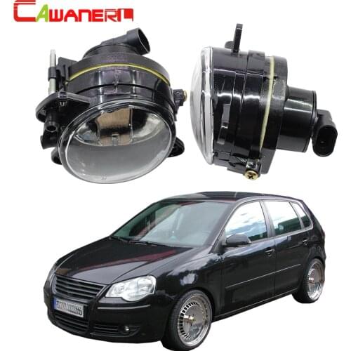 Cawanerl 100W Car 9006 HB4 Fog Light Halogen Bulb DRL Daytime Running Light 12V For Volkswagen Polo 9N 2005 2006 2007 2008 2009