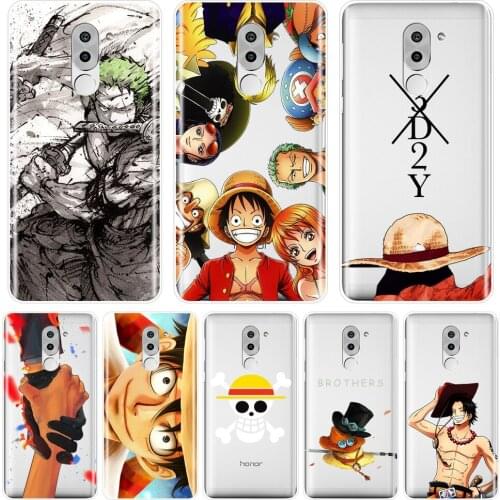 TPU One Piece Luffy Ace Zoro Phone Case Silicone For Huawei Honor 6A 4C 5C 6C Pro Soft Back Cover For Huawei Honor 4X 5A 5X 6 6X