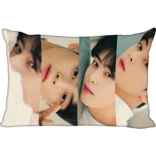 Hot Sale Custom Pillow Slips Cha EunWoo Rectangle Pillow Covers Bedding Comfortable Cushion/High Quality Pillow Cases