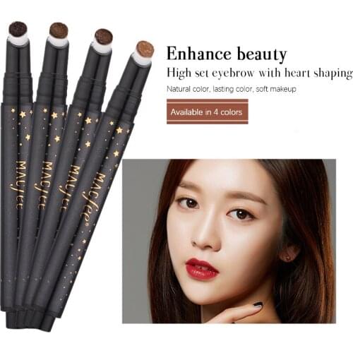 Air Cushion Press Eyebrow Pencil Korean Makeup Eyebrow Dyeing Eyebrow Cream Waterproof Sweat And Halo-proof Makeup TSLM1