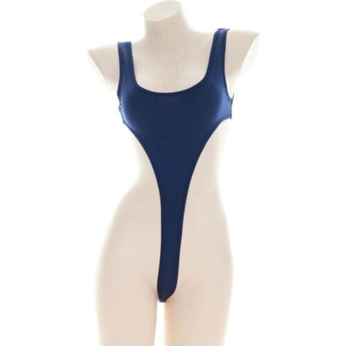 Swimsuit 2020 swimwear women swim suit high waist bikini mujer Sexy Solid color Milk shreds Vest High fork Base Beach Nightclub