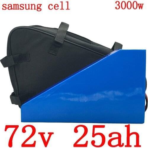 72V Ebike Battery 72V Lithium Scooter Battery Pack 72V 25AH 24AH Electric Bike Battery use Samsung cell for72V 2000W 3000W motor