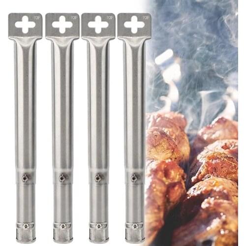 MLGB 1Set Stainless Steel Universal BBQ Grill Pipe Adjustable Barbecue Tube Burners Outdoor BBQ Gas Grill Replacement Parts