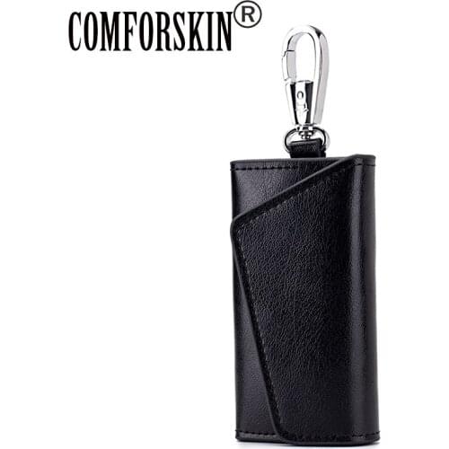 COMFORSKIN Men Multinational Key Housekeeper Fashion Brand Women Key Holders New Arrivals Mini Card Bags Key Case 2019 Key Chain