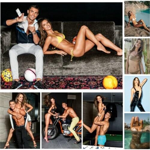 Sticker Portugal Football Captain Ronaldo Photography Brazil Latin Alessandra Ambrosio Sex Nude Body DIY Painted Home Decor