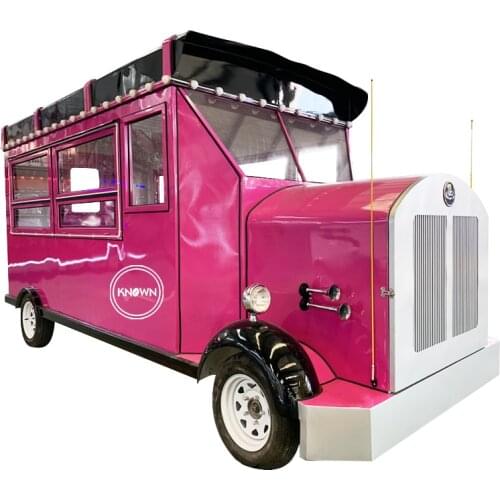 New Street Food Vending Cart Electric Truck Hot Dog Ice Cream Hamburger Mobile Trailer For Sale With Kitchen