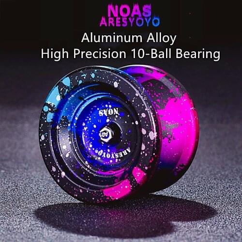 New Butterfly Metal Alloy Aluminum Yoyo Professional with 10 Ball kk bearing High Speed yo yo Classic Toys AO1