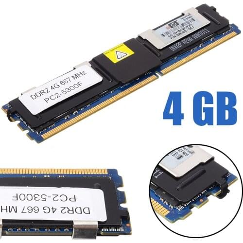 For PC Memory RAM Memoria Module Computer Desktop Ram DDR2 4GB 5300F 667Mhz 1.8V ECC 240 Pin CL5 Memory Ram Pohiks