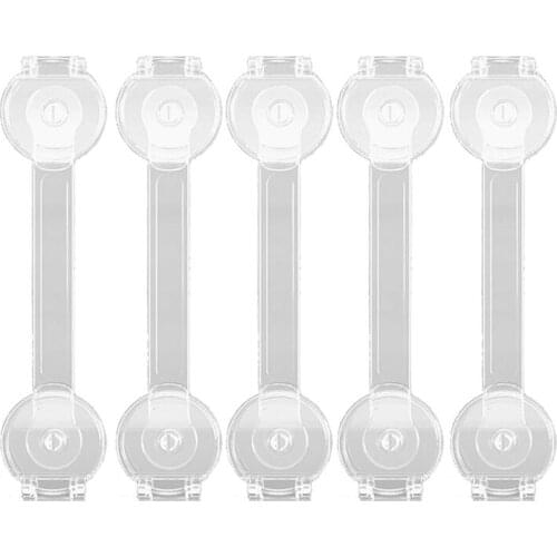 5/10 Plastic Child Lock Prevents Babies From Opening The Door At Will Rubbing Fingers For Refrigerator Washing Machine