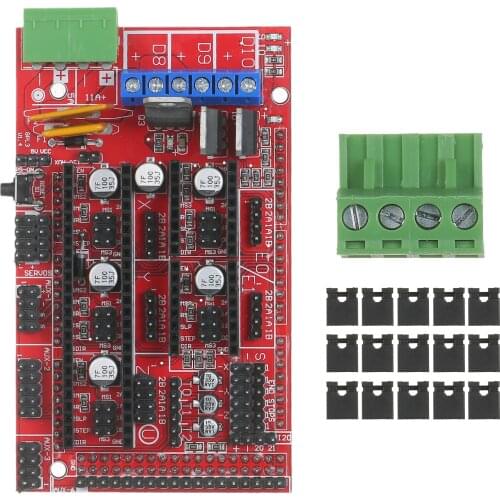 3D Printer Controller Ramps 1.4 Control Board Control Panel 3D Printing Machine Parts Accessories