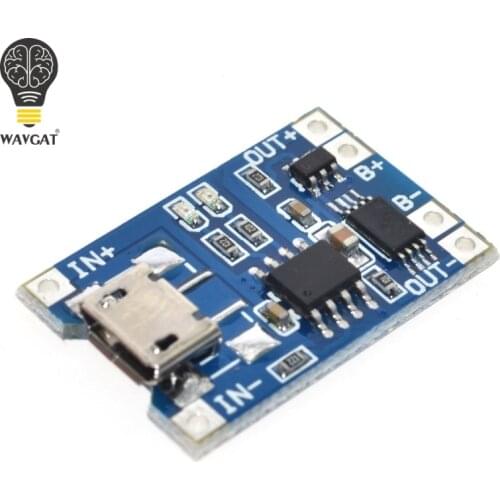 100pcs Smart Electronics 5V Micro USB 1A 18650 Lithium Battery Charging Board With Protection Charger Module for Arduino Diy Kit