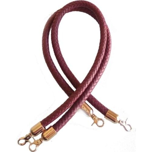 Knitted Bag Handle Mink Color Burgundy Beige Column Adjusted Bag Handle Fixed Bag Handle Bag Variety Bag Accessories