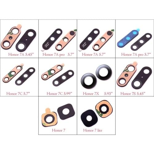 Original rear back camera lens glass replacement for Huawei Honor 7A pro Honor 7C 7X 7S 7 honor7 lite