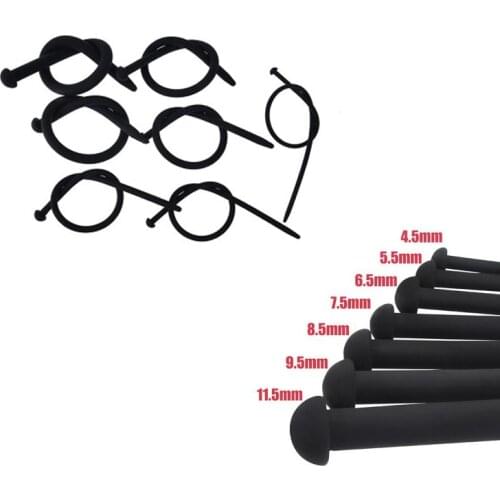 High Quality Silicone Urethral Sounds Catheter Male Penis Plug Stretching Chastity Device Urethral Dilators 1pcs