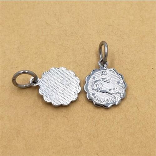 50pcs/set Zodiac Charm Pendants for Jewelry Making Fashion rose gold Round Charms copper Pendant Fit Jewelery Metal Charms