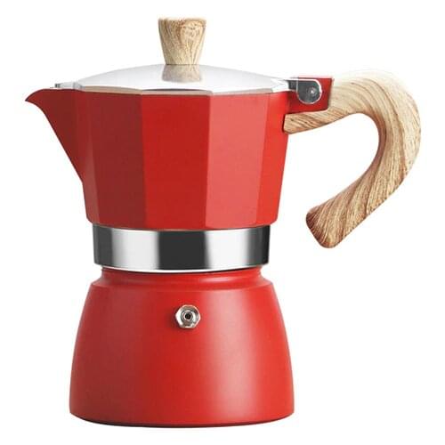 Moka Pot Hand Brewed Coffee Pot Household Italian Espresso Coffee Machine Espresso Bottom Filter Pot High Pressure Extraction