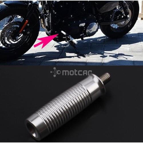 1pcs Motorcycle Silver Aluminum Shifter Peg Fit For Harley Sportster XL1200 XL833 Iron Custom