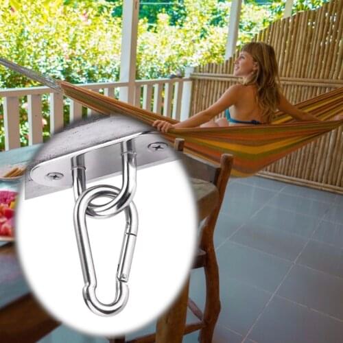 Swivel Hook for Hammock Swing Chair Stainless Steel Hanging Seat Accessories Kit Hammock Chair Hanging Kit for Indoor/Outdoor
