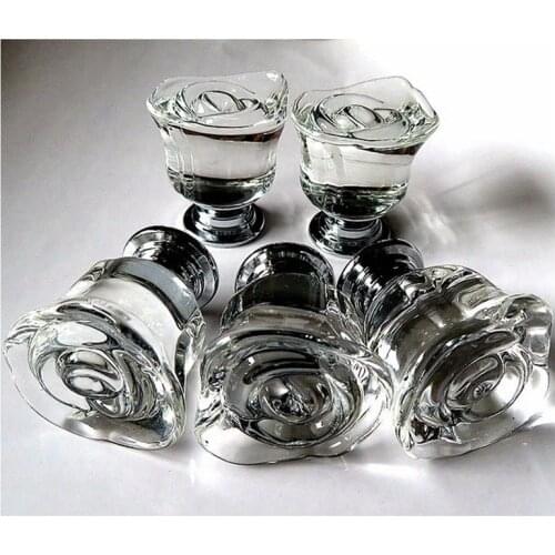 Rose Handle Crystal Handle Gold American Cabinet Hardware Handle Drawer Wardrobe Door Handle European Modern Simple Handle